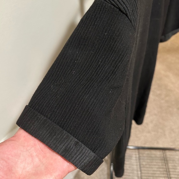 Zara Textured Shirt (Black) - Picture 2 of 3